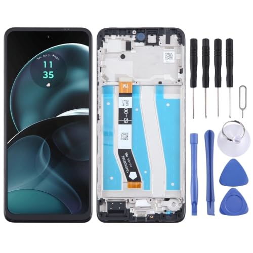ICBAYXTS YXNCJP YXLGNDD for Moto G Play 2023 OEM LCD-Bildschirm Digitizer Komplettbaugruppe mit Rahmen(Color8) von ICBAYXTS