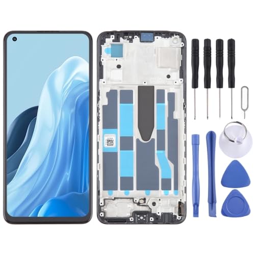 ICBAYXTS YXNCJP YXLGNDD for OP/PO F21 Pro AMOLED LCD-Bildschirm Digitizer Komplettbaugruppe mit Rahmen(Color12) von ICBAYXTS