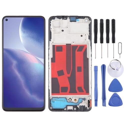 ICBAYXTS YXNCJP YXLGNDD for OP/PO F21 Pro AMOLED LCD-Bildschirm Digitizer Komplettbaugruppe mit Rahmen(Color15) von ICBAYXTS