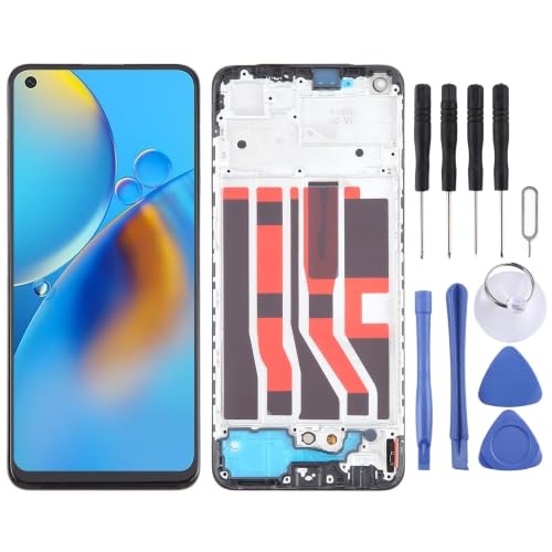 ICBAYXTS YXNCJP YXLGNDD for OP/PO F21 Pro AMOLED LCD-Bildschirm Digitizer Komplettbaugruppe mit Rahmen(Color21) von ICBAYXTS