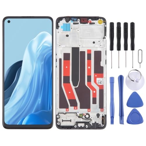 ICBAYXTS YXNCJP YXLGNDD for OP/PO F21 Pro AMOLED LCD-Bildschirm Digitizer Komplettbaugruppe mit Rahmen(Color9) von ICBAYXTS