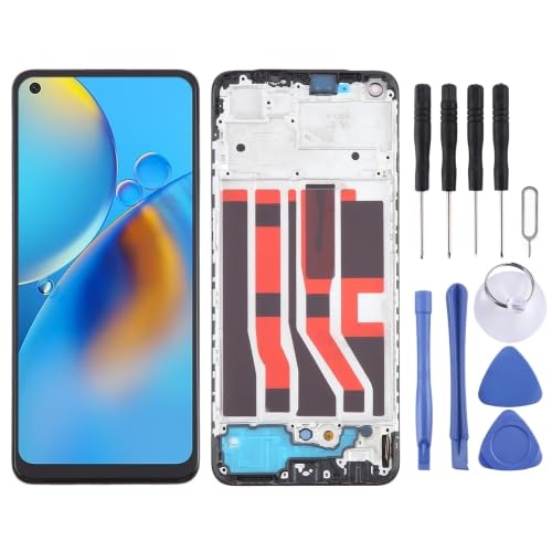 ICBAYXTS YXNCJP YXLGNDD for OP/PO Reno7 Lite OLED-LCD-Bildschirm Digitizer Komplettbaugruppe mit Rahmen(Color21) von ICBAYXTS