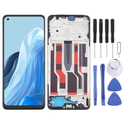 ICBAYXTS YXNCJP YXLGNDD for OP/PO Reno7 Lite OLED-LCD-Bildschirm Digitizer Komplettbaugruppe mit Rahmen(Color5) von ICBAYXTS