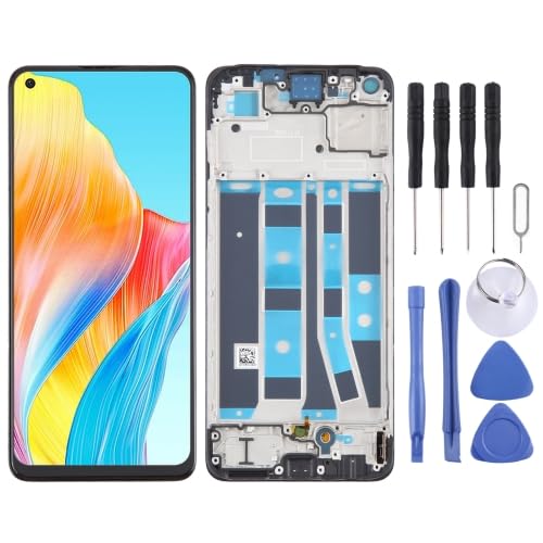 ICBAYXTS YXNCJP YXLGNDD for OP/PO Reno7 Lite OLED-LCD-Bildschirm Digitizer Komplettbaugruppe mit Rahmen(Color8) von ICBAYXTS