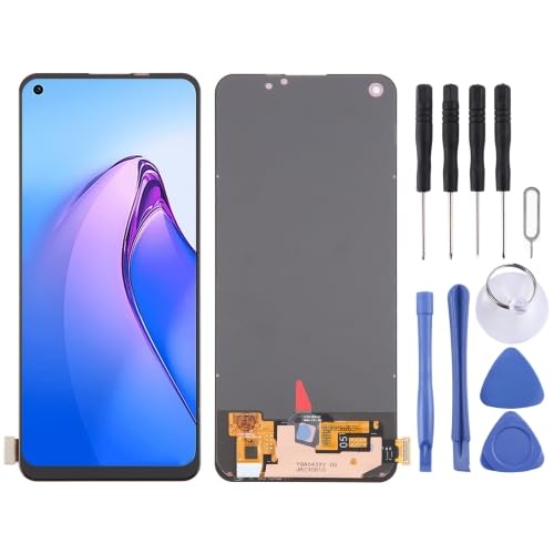 ICBAYXTS YXNCJP YXLGNDD for OP/PO Reno8 4G OLED-LCD-Bildschirm mit Digitizer-Komplettbaugruppe(Color3) von ICBAYXTS