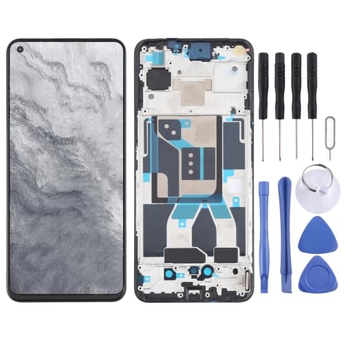 ICBAYXTS YXNCJP YXLGNDD for Realme GT Neo 3T RMX3372 RMX3371 AMOLED LCD-Bildschirm Digitizer Komplettbaugruppe mit Rahmen(Color3) von ICBAYXTS