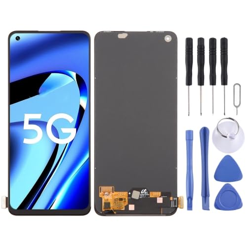 ICBAYXTS YXNCJP YXLGNDD for Realme Narzo50 Pro AMOLED LCD Bildschirm mit Digitizer Vollmontage(Color1) von ICBAYXTS