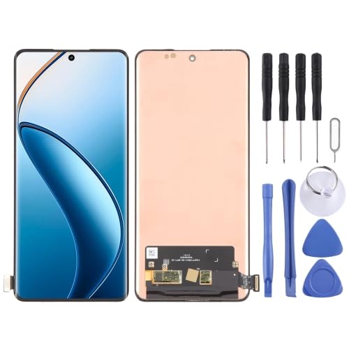ICBAYXTS YXNCJP YXLGNDD for Realme Narzo50 Pro AMOLED LCD Bildschirm mit Digitizer Vollmontage(Color13) von ICBAYXTS
