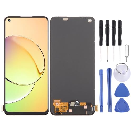 ICBAYXTS YXNCJP YXLGNDD for Realme Narzo50 Pro AMOLED LCD Bildschirm mit Digitizer Vollmontage(Color6) von ICBAYXTS