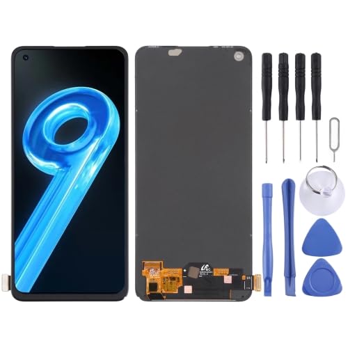 ICBAYXTS YXNCJP YXLGNDD for Realme Narzo50 Pro AMOLED LCD Bildschirm mit Digitizer Vollmontage(Color8) von ICBAYXTS
