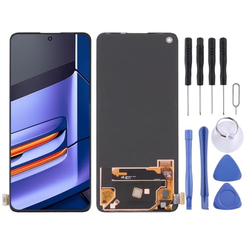ICBAYXTS YXNCJP YXLGNDD for Realme Narzo50 Pro AMOLED LCD Bildschirm mit Digitizer Vollmontage(Color9) von ICBAYXTS