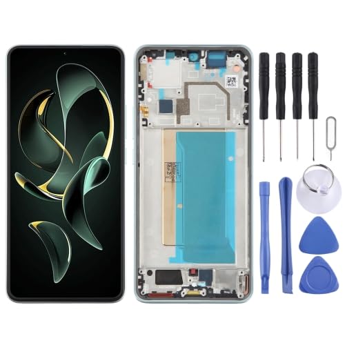 ICBAYXTS YXNCJP YXLGNDD for Xiao mi 13T AMOLED Material LCD Screen Digitizer Volle Montage mit Rahmen(Green) von ICBAYXTS