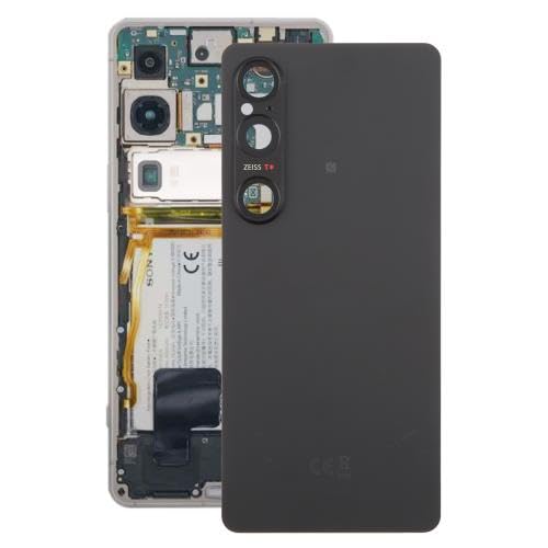 ICBAYXTS ZYGXJP DSZQKS for Xperia1VI Akku-Rückabdeckung mit Kameraobjektivabdeckung(Black) von ICBAYXTS