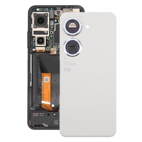ICBAYXTS ZYGXJP KXDSGFA for Zenfone9 AI2202 Akku-Rückseite mit Kamera-Objektiv-Abdeckung(Weiß) von ICBAYXTS