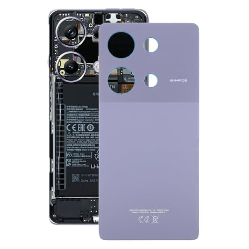 ICBAYXTS ZYGXJP TTYDWSX for Xiao mi Poco M6 Pro 4G Batterie Rückseite Abdeckung(Lila) von ICBAYXTS