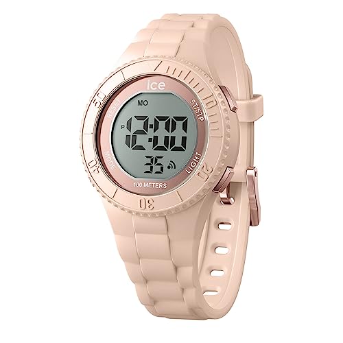 Ice-Watch - ICE digit Nude rose-gold - Rosa Mädchenuhr mit Plastikarmband - 021609 (Small) von ICE-WATCH