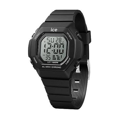 Ice-Watch - ICE digit ultra Black - Schwarze Jungen/Unisexuhr mit Plastikarmband - 022094 (Small) von ICE-WATCH