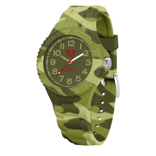 Ice-Watch - ICE tie and dye Green shades - Grüne Jungenuhr mit Silikonarmband - 021235 (Extra small) von ICE-WATCH