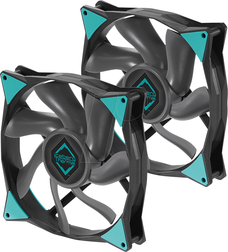 ICT 71574 - Iceberg Thermal IceGALE Xtra Gehäuselüfter, schwarz, 140 mm, 2er ICT 71574 - Iceberg Thermal IceGALE Xtra Gehäuselüfter, schwarz, 140 mm, 2er von ICEBERG THERMAL