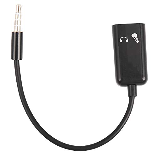 ICECHEN 3,5 mm Stereo Audio Splitter Stecker auf Kopfhoerer Headset + Mikrofon Adapter Paare drehen Kabelbaum Stecker von ICECHEN