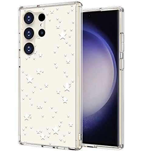 ICEDIO Schutzhülle für Samsung Galaxy S23 Ultra, schlanke Passform, langlebige, robuste Schutzhülle für Samsung Galaxy S23 Ultra 17.3 cm (6.8 Zoll) schöne Sterne von ICEDIO