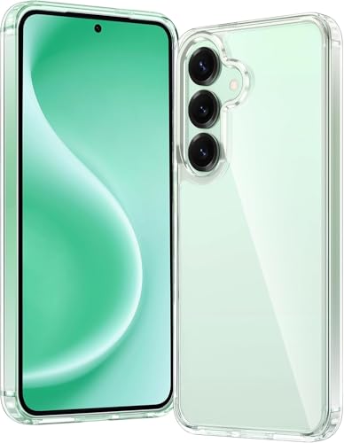 ICEDIO Ultra Clear Hülle für Samsung Galaxy S25, Militärgeprüfte stoßfeste Handyhülle, vergilbungsbeständig, Kratzfest, weiche TPU-Rückseite, schlanke Schutzhülle mit Fallschutz ICEDIO Ultra Clear Hülle für Samsung Galaxy S25, Militärgeprüfte stoßfeste Handyhülle, vergilbungsbeständig, Kratzfest, weiche TPU-Rückseite, schlanke Schutzhülle mit Fallschutz von ICEDIO