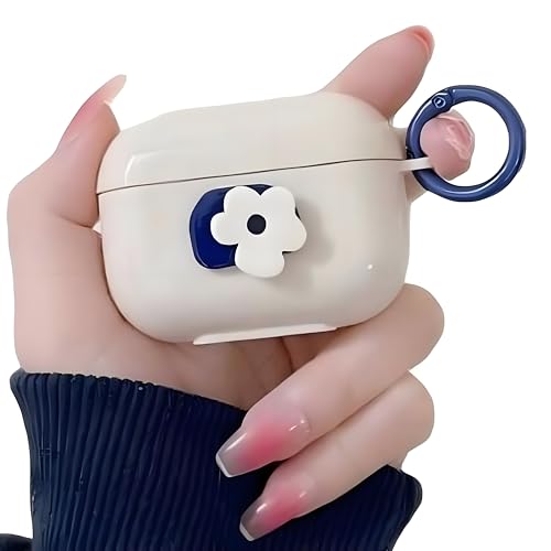ICEELEC Kompatibel mit AirPods Pro Hülle, niedliche 3D-Blume für AirPods Pro Schutzhülle mit Schlüsselanhänger, stoßfest, niedliches Headset-Cover für Airpods Pro Ladehülle ICEELEC Kompatibel mit AirPods Pro Hülle, niedliche 3D-Blume für AirPods Pro Schutzhülle mit Schlüsselanhänger, stoßfest, niedliches Headset-Cover für Airpods Pro Ladehülle von ICEELEC