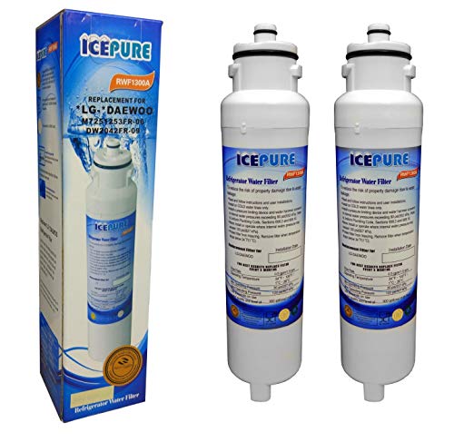 2 x icepure rwf1300 a kompatibel für Daewoo DW2042FR Aqua Kristall-Wasser Filter von ICEPURE