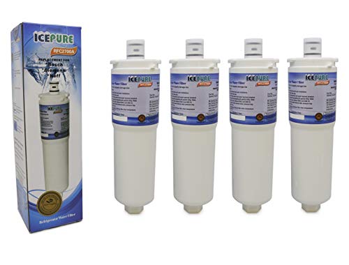 IcePure RFC2700A, Kühlschrank-Wasserfilter, kompatibel mit Siemens/Bosch/Neff CS52, 4 Stück. von ICEPURE