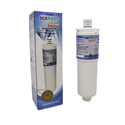 IcePure RFC2700A Kühlschrank-Wasserfilter kompatibel mit Siemens, Bosch, NEFF CS52 Kühlschrank-Wasserfilter von ICEPURE