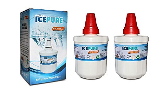 IcePure RFC2900A RFC1100A Kühlschrank-Wasserfilter, kompatibel mit Samsung DA29-00003F, 2 Stück von ICEPURE