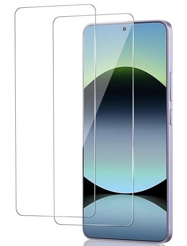 ICESPRING für Panzerglas für Xiaomi Redmi Note 14 Schutzfolie, 2 Stück Fingerabdruck-ID Panzerfolie für Redmi Note 14G Folie, 9H Härte Schutzglas für Note 14 Panzer Schutz Glas von ICESPRING