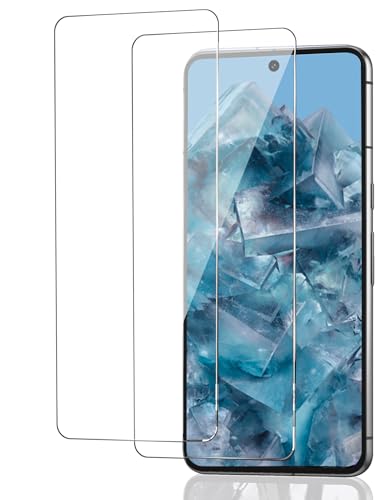 ICESPRING für Panzerglas für Google Pixel 8 Pro 5G Schutzfolie, 2 Stück Fingerabdruck-ID Panzerfolie für Google 8 Pro 5G Schutzfolie, 9H Härte Schutzglas für Pixel 8 Pro 5G Panzer Schutz Glas von ICESPRING