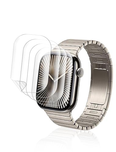ICESPRING 4 Stück für Panzerglas für Apple Watch Series 10(42mm) Schutzfolie, Weich TPU Kratzfest Panzerfolie, Fingerabdruck-ID Schutzglas für Apple Watch 10 42mm Panzer Schutz Glas ICESPRING 4 Stück für Panzerglas für Apple Watch Series 10(42mm) Schutzfolie, Weich TPU Kratzfest Panzerfolie, Fingerabdruck-ID Schutzglas für Apple Watch 10 42mm Panzer Schutz Glas von ICESPRING
