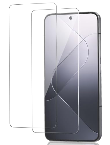 ICESPRING für Panzerglas für Xiaomi 14 Schutzfolie, 2 Stück Fingerabdruck-ID Panzerfolie für Xiaomi Mi 14 Folie, 9H Härte Schutzglas für Xiaomi 14 Panzer Schutz Glas von ICESPRING