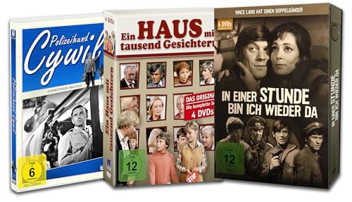 In einer Stunde bin ich wieder da + Ein Haus mit tausend Gesichtern + Polizeihund Cywil [9 DVDs] von ICESTORM Entertainment GmbH