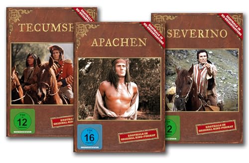 Indianerfilm Gojko Mitic 3er Package (Tecumseh - Apachen - Severino) [3 DVDs] von ICESTORM Entertainment GmbH