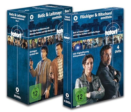 Tatort - Batic & Leitmayr ermitteln - Box 1 - 20 DVDs + Flückiger & Ritschard ermitteln - 4 DVDs (Package limitiert auf 150 Stck.) von ICESTORM Entertainment GmbH