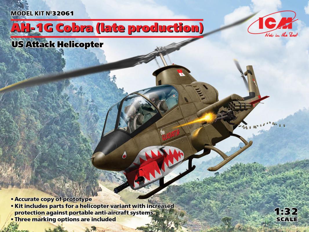 AH-1G Cobra (late production), US Attack Helicopter von ICM