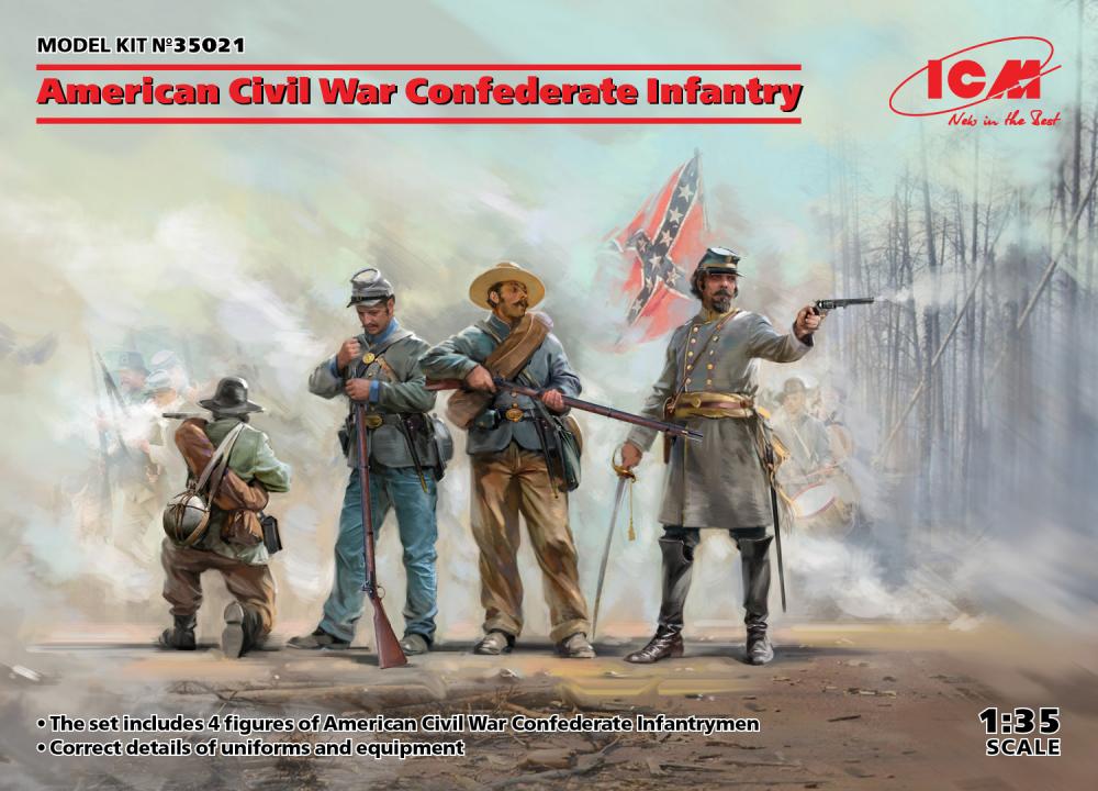American Civil War - Confederate Infantry von ICM