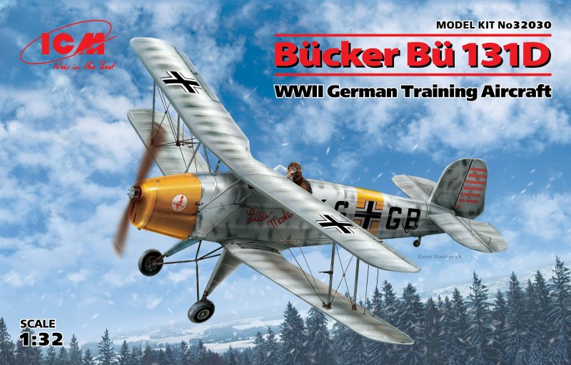 Bücker Bü 131D, WWII German Training Aircraft von ICM