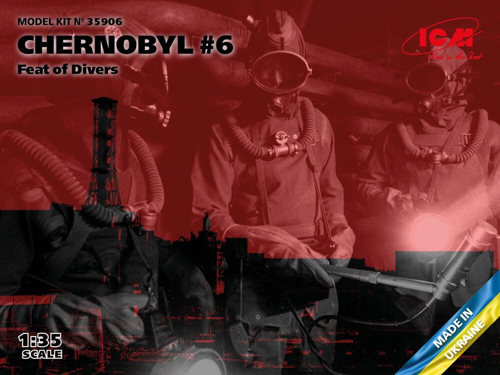 Chernobyl 6. Feat of Divers (3 Figures) von ICM