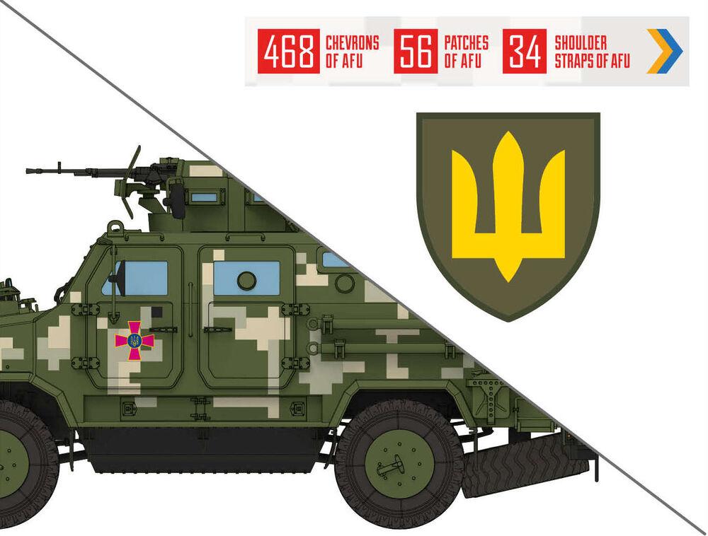 Chevrons of Personnel and Camouflage of Military Vehicles of the Ukrainian Army Chevrons of Personnel and Camouflage of Military Vehicles of the Ukrainian Army von ICM