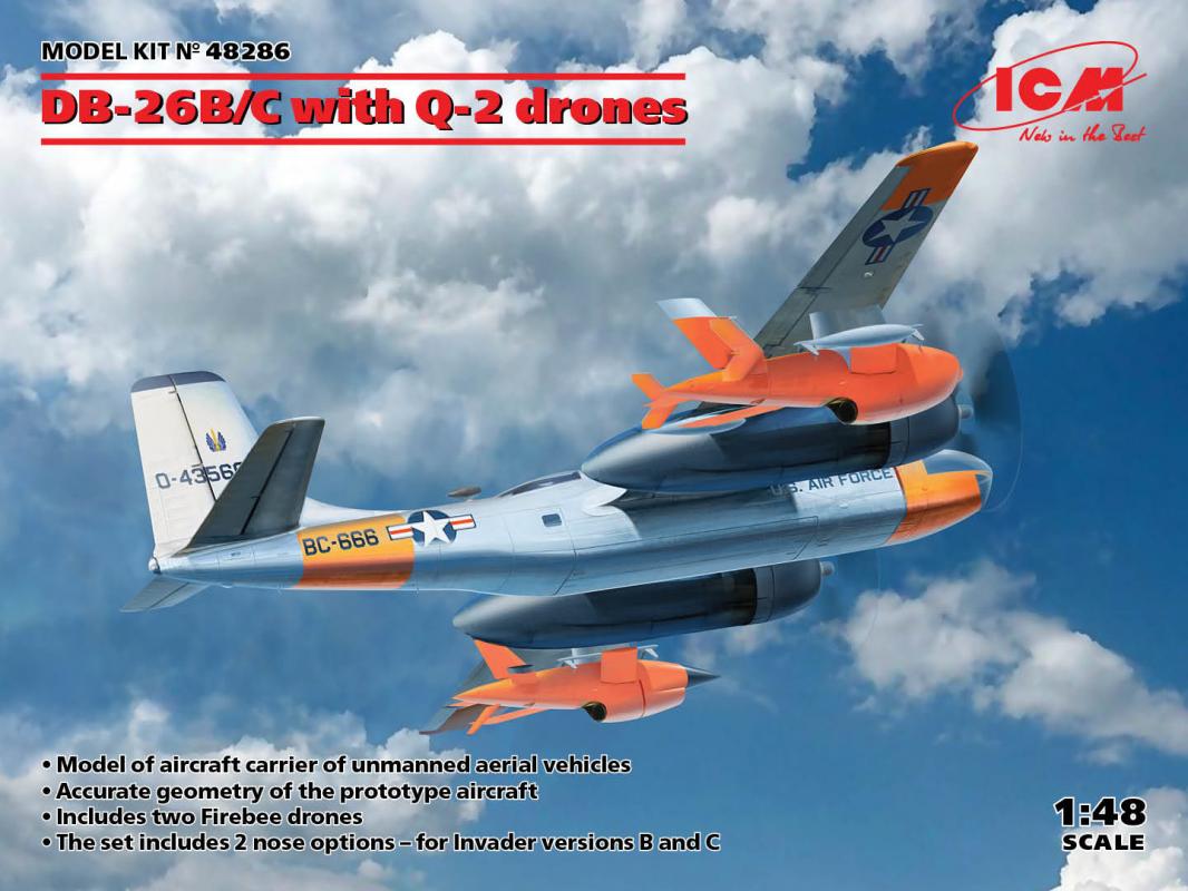 DB-26B/C with Q-2 drones DB-26B/C with Q-2 drones von ICM