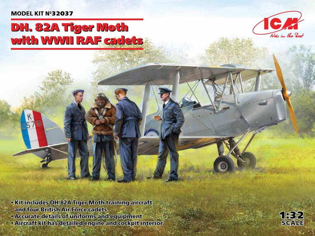 DH. 82A Tiger Moth with WWII RAF cadets von ICM