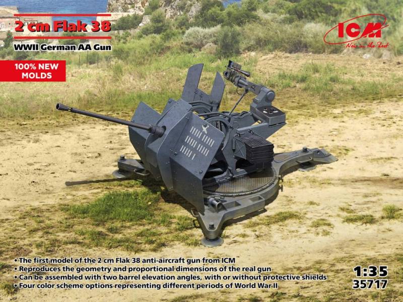 Flak 38, WWII German AA Gun von ICM