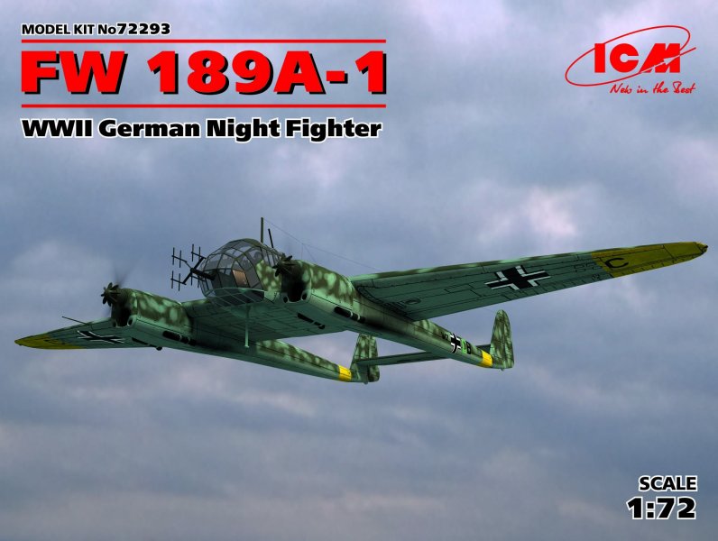 Focke-Wulf Fw 189 A-1 WWII German Night Fighter von ICM