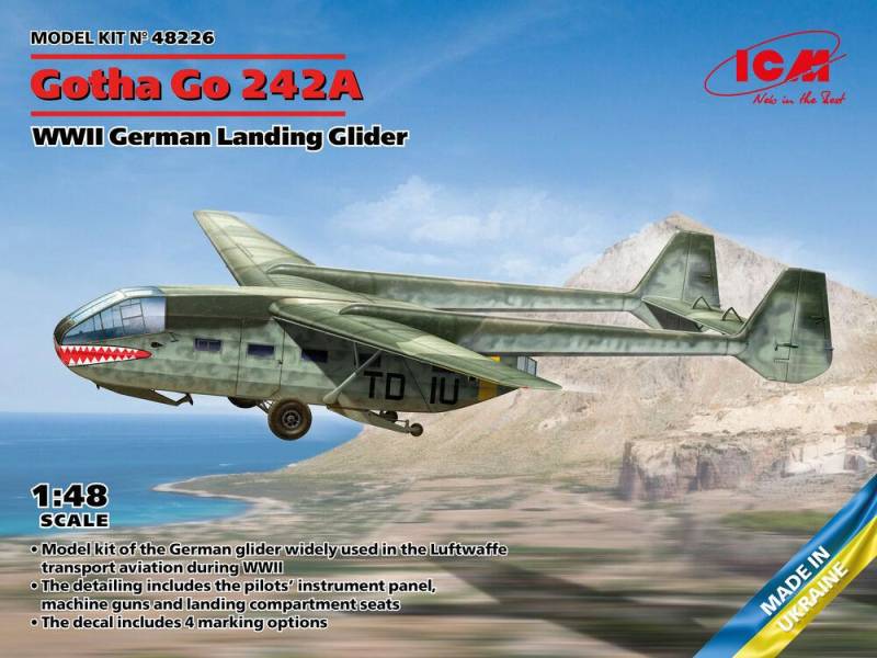 Gotha Go 242A, WWII German Landing Glider von ICM