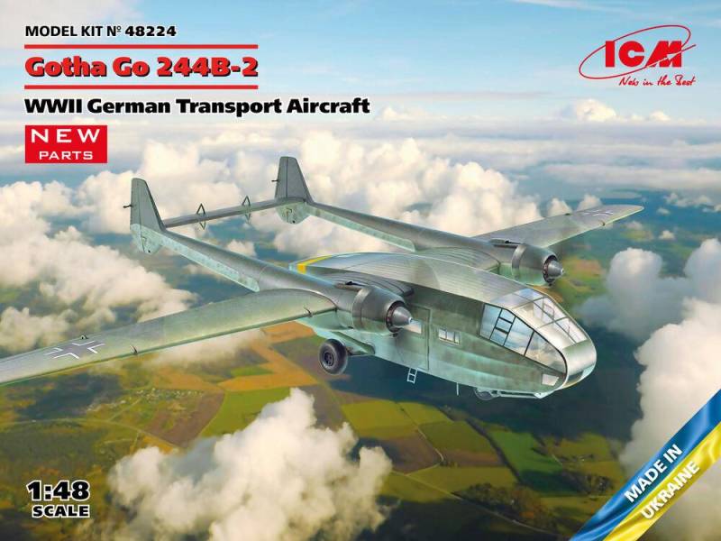 Gotha Go 244B-2 - WWII German Transport Aircraft von ICM