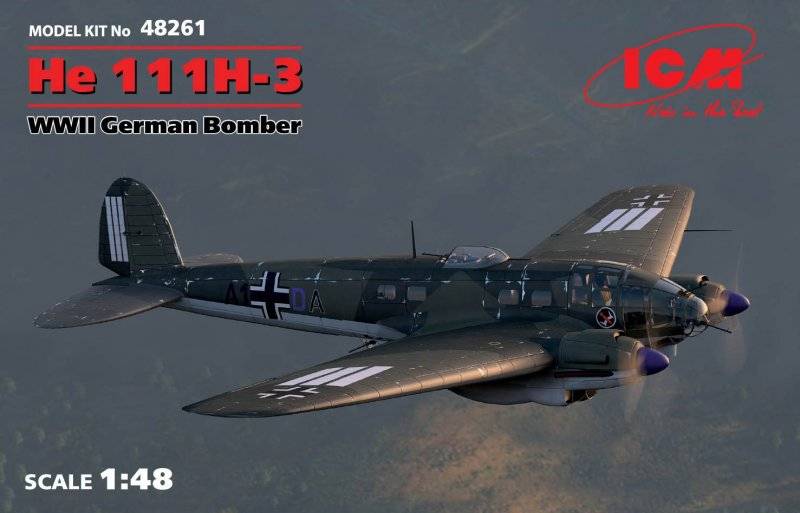 Heinkel He 111 H-3 WWII German Bomber von ICM